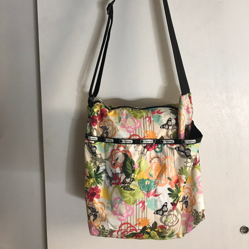 Lesportsac Multi Color Large Crossbody Bag - Picture 2 of 8